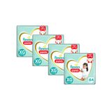 Kit Fraldas Pampers Fraldas Premium Care Top XG 256 Unidades
