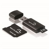 Pendrive 2 Em 1 Com Micro Sd 16gb Preto Multilaser