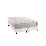 Cama Box King Colchao Molas Anjos Masterpocket Ensacadas Impressione Base Crc Courano Branco 193x203