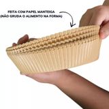 Kit 50 Formas De Papel Antiaderente Para Air Fryer