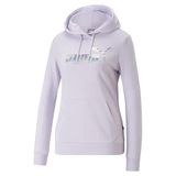 Moletom Canguru Feminino Puma Essentials Novashine French Terry Hoodie Roxo