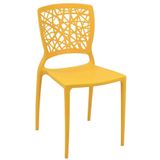 Cadeira Tramontina Joana Em Polipropileno E Fibra De Vidro Amarelo 92058000