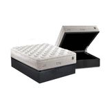 Cama Box Bau Casal Colchao Molas Ensacadas Anjos Masterpocket Impresisone Base Crc Suede Gray 138x188