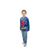 Camiseta Infantil Masculina Manga Longa Homem Aranha  Fakini 1591