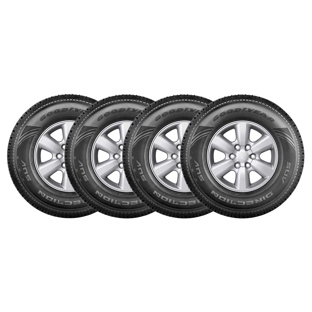 Kit 4 Pneus Goodyear Direction 2 Suv 205 70r15 Aro 15