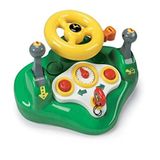 John Deere Tomy Busy Driver Car Simulator &amp; Tractor Toy Com Volante &amp; Sons , Verde