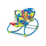 Cadeira Musical Vibratória Rocker Selva Mastela Azul 18kg