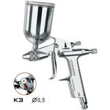 Pistola De Pintura Aerógrafo K3 Gravidade 90 Ml Bico 0,5mm