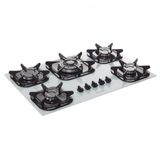 Cooktop Mueller 5 Bocas Tripla Chama Branco G5