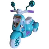 Moto Infantil Triciclo Elétrico Carrinho Motorizado Azul Som