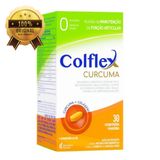 Colflex Cúrcuma Colágeno Tipo II com 30 Comprimidos