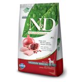 Ração N&amp;d Grain Free Frango Cães Adultos Raças Méd 10,1kg