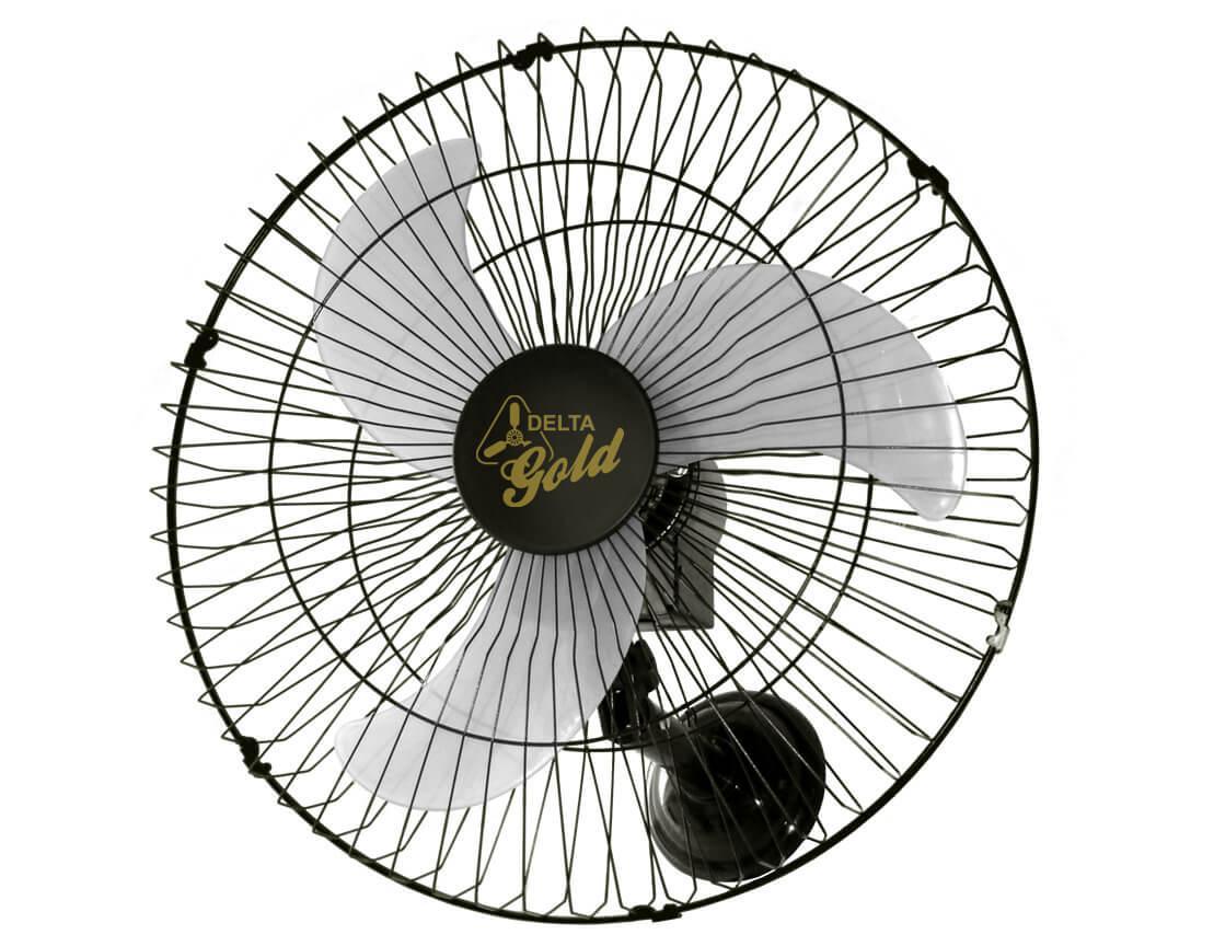 Ventilador De Parede 60cm Preto 60 Fios Gold Bivolt