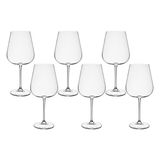 Taça de Cristal Bohemia para Vinho 670ml Ardea 6 Peças