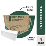 Papel Toalha Interfolha Folha Dupla 22,5x20,5cm Extra Luxo