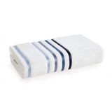 Toalha Banhão Lumina Karsten 86 X 150 Cm Branco/azul