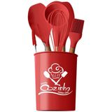 Kit Utensílios De Cozinha Restaurante Silicone Domésticos