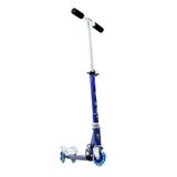 Patinete Sonic Sega 3 Rodas Infantil Azul De Alumínio