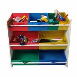 Organizador De Brinquedos Infantil Organibox Colorido