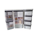 Potes Herméticos Lumini 7pç-480ml,1000ml,2600ml-cod:kit0004