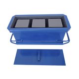Forma Manual Bloco De Concreto De 1514x19x39cm 3 Furos Fundo