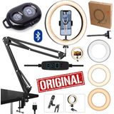 Ring Light Luz Led Hing Iluminador 26 Completo Suporte Mesa