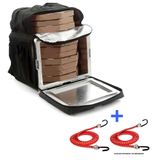 Mochila Bag  Motoboy Delivery Pizza 45l + 2 Elastico