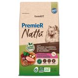 Ração Premier Nattu Cães Adultos P Frango Mandioca 10,1kg