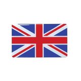 Adesivo Bandeira Resinada 9x4,5 Inglaterra