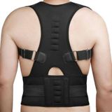 Colete Corretor Postural Ajustável Ombros Lombar - Preto Gg