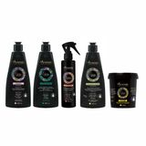 Kit Arvensis Shampoo Cond. Ativ. Crespo Mascara 2x1 Spray