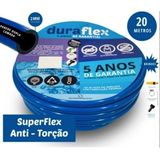 Mangueira Para Jardim Super Flex 20m Com Engates Anti Torção