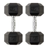 Par De Halteres Dumbell Sextavado Ahead Sports As2102 15kg