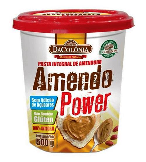 Pasta De Amendoim Integral Sem Adição Açúcar Dacolônia 500g