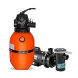Kit Filtro F350p E Motobomba 1/3cv Nautilus Para Piscina