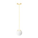 Lustre Pendente Globo Jabuticaba Dourado Champanhe B Stutt