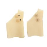 Luva Polegar Magnética Terapia Alivio Artrite Silicone Nude