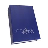 Album De Fotografia 10x15 Até 512 Fotos Azul Marinho Fosco