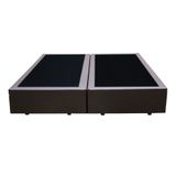 Base Box Queen Bipartido Santo Box Sintético Marrom 40x158x198