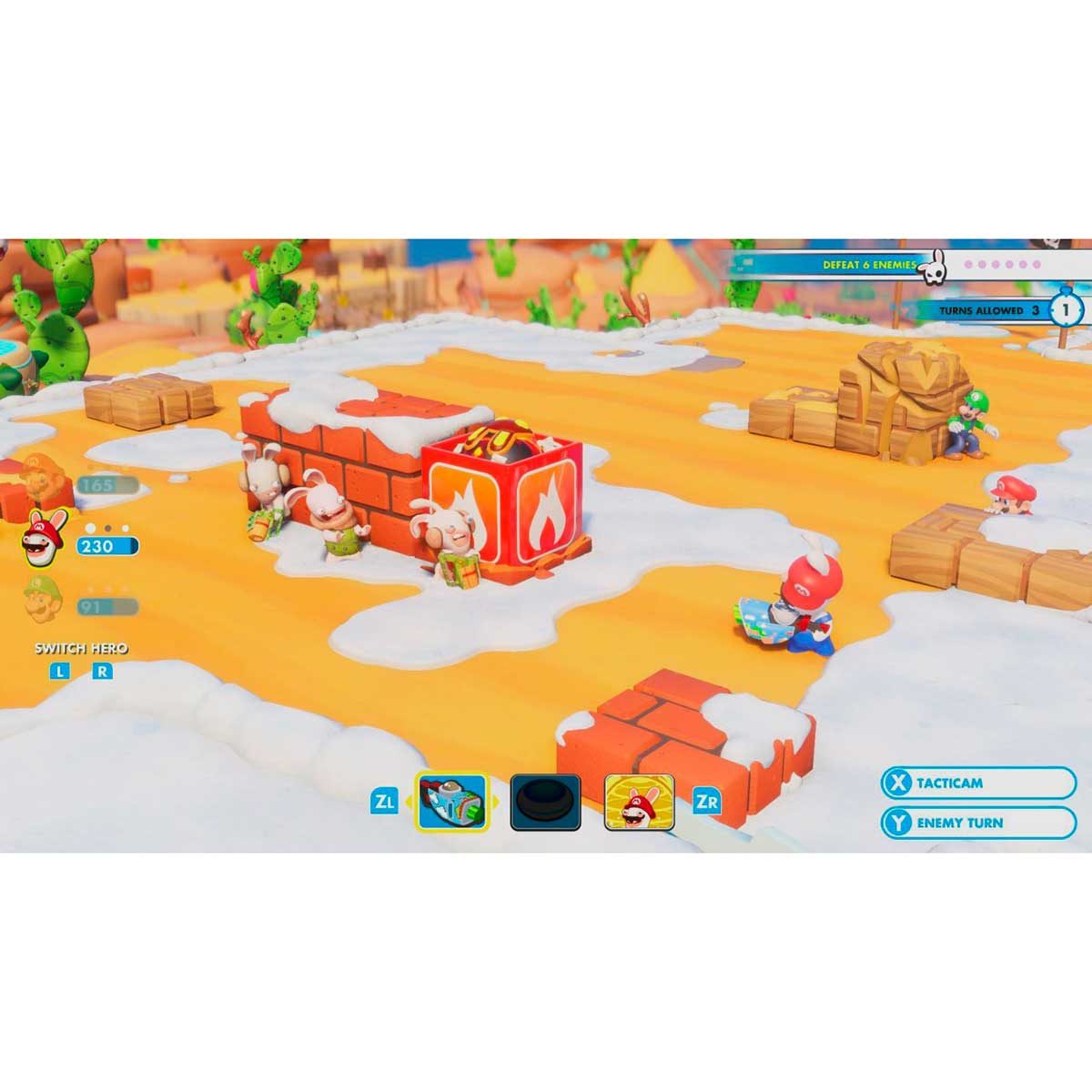 Jogo Mario + Rabbids Kingdom Battle - Nintendo Switch - ShopB - 14 anos!