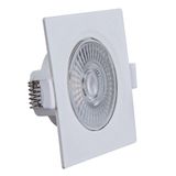 Spot de Embutir LED Quadrado PP 5W 6500K Luminária Teto/Gesso - Startec