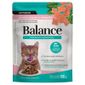 Racao-Umida-para-Gatos-Castrados-Sabor-Salmao-ao-Molho-com-Espinafre-Premium-Especial-Balance-Sache-85g-Principal