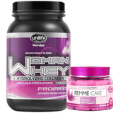 Whey Protein Woman Com Colágeno Sabor Morango 900g + Colágeno Verisol Peptídeos Skin Care