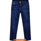 Calça Jeans Reta Plus Size Tam 50 Malwee Wee Azul