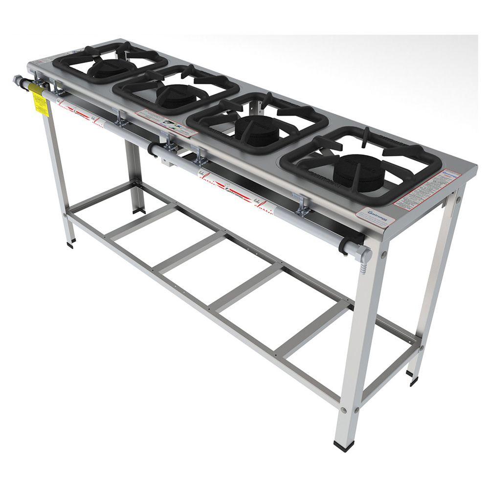 Fogão 4 Bocas Gastromaq Inox – Fgi304ls