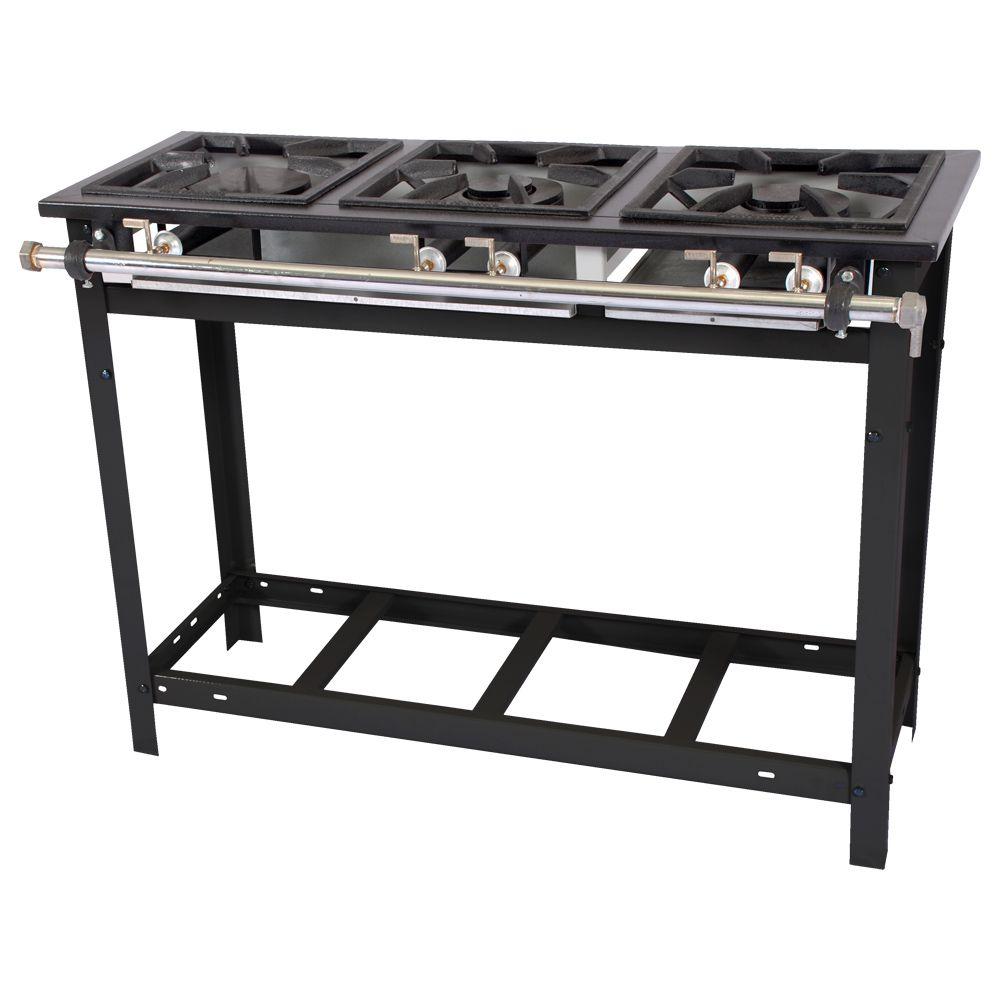 Fogão 3 Bocas Venâncio Extra Preto – E3d2