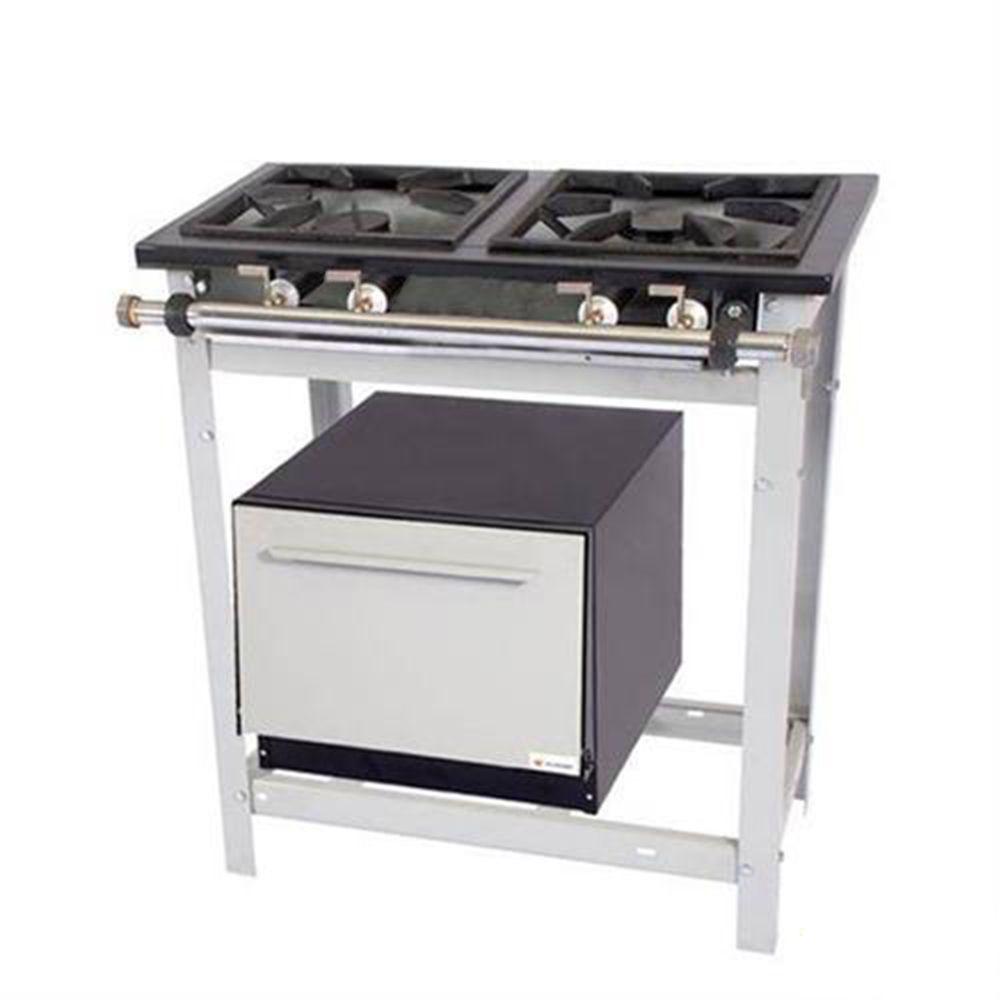 Fogão 2 Bocas Venâncio Extra C/ Forno Preto – E2d2f