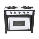 Fogão Profissional 2 Bocas Venâncio Linha Bravo Branco com Forno Br2bfbr