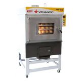 Forno Turbo Ciclone a Lenha 5 Esteiras Venâncio com Fornalha Frontal Fclt5