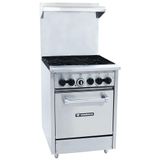 Fogão Industrial Venâncio Americano Inox 4 Bocas com Forno Fa4f